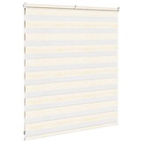 vidaXL Zebra rolgordijn 125x100 cm stofbreedte 120,9 cm marmerbeige