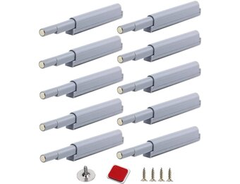 Push to open,Drukdeuropener,deuropener kastdeuropener,magneetsnapper,drukopeningsdeuren voor het openen/sluiten van de deur met één druk(10 stuks) - Maat 10 stuks
