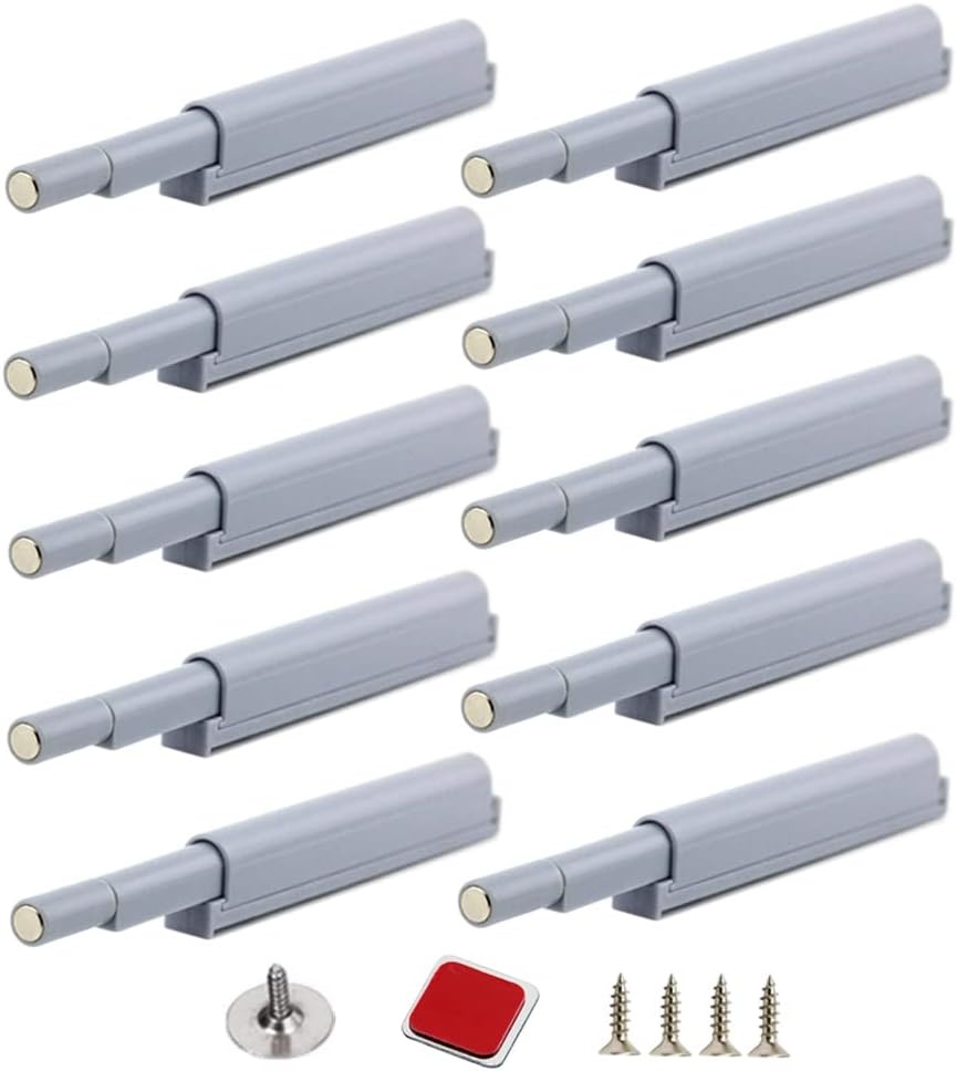 Push to open,Drukdeuropener,deuropener kastdeuropener,magneetsnapper,drukopeningsdeuren voor het openen/sluiten van de deur met één druk(10 stuks) - Maat 10 stuks