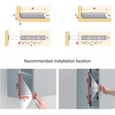 Push to open,Drukdeuropener,deuropener kastdeuropener,magneetsnapper,drukopeningsdeuren voor het openen/sluiten van de deur met één druk(10 stuks) - Maat 10 stuks