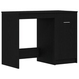 VidaXL Bureau Zwart Eiken: Compact & Stijlvol (46% Korting)