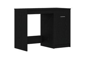 Zwart Eiken Bureau - Compact & Functioneel (56% Korting)
