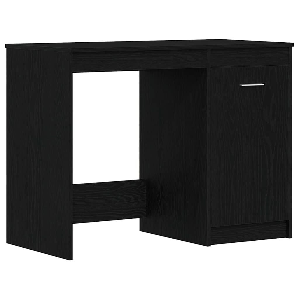 VidaXL Bureau Zwart Eiken: Compact & Stijlvol (46% Korting)
