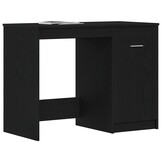 VidaXL Bureau Zwart Eiken: Compact & Stijlvol (46% Korting)