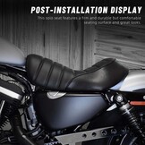 DREAMIZER Motorfiets bestuurdersstoel zitkussen compatibel met Harley 2016-2022 Sportster Iron 883 XL883N modellen