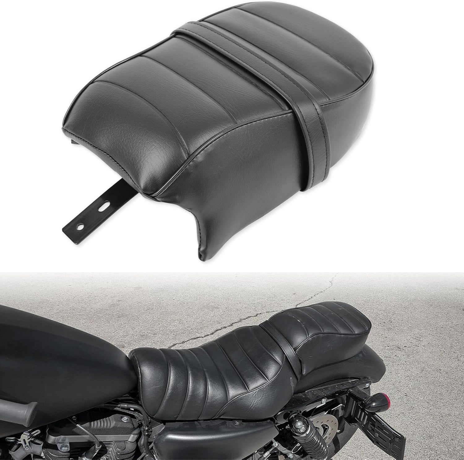 DREAMIZER Motorfiets bestuurdersstoel zitkussen compatibel met Harley 2016-2022 Sportster Iron 883 XL883N modellen