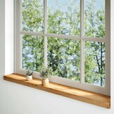 2x VidaXL Vensterbanken Massief Eikenhout (110x15x2 cm) - 29% Korting!