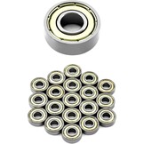 20x Kogellagers 608ZZ - Dubbel Afgeschermd, 24% Korting