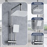 Thermostatische Doucheset Chroom - 34% Korting