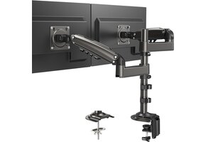 Dubbele Monitorarm 13-32" | 53% Korting | Gasveer | VESA 75/100
