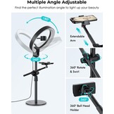 Ringlamp Standaard 54% Korting | Live Streaming & Selfies