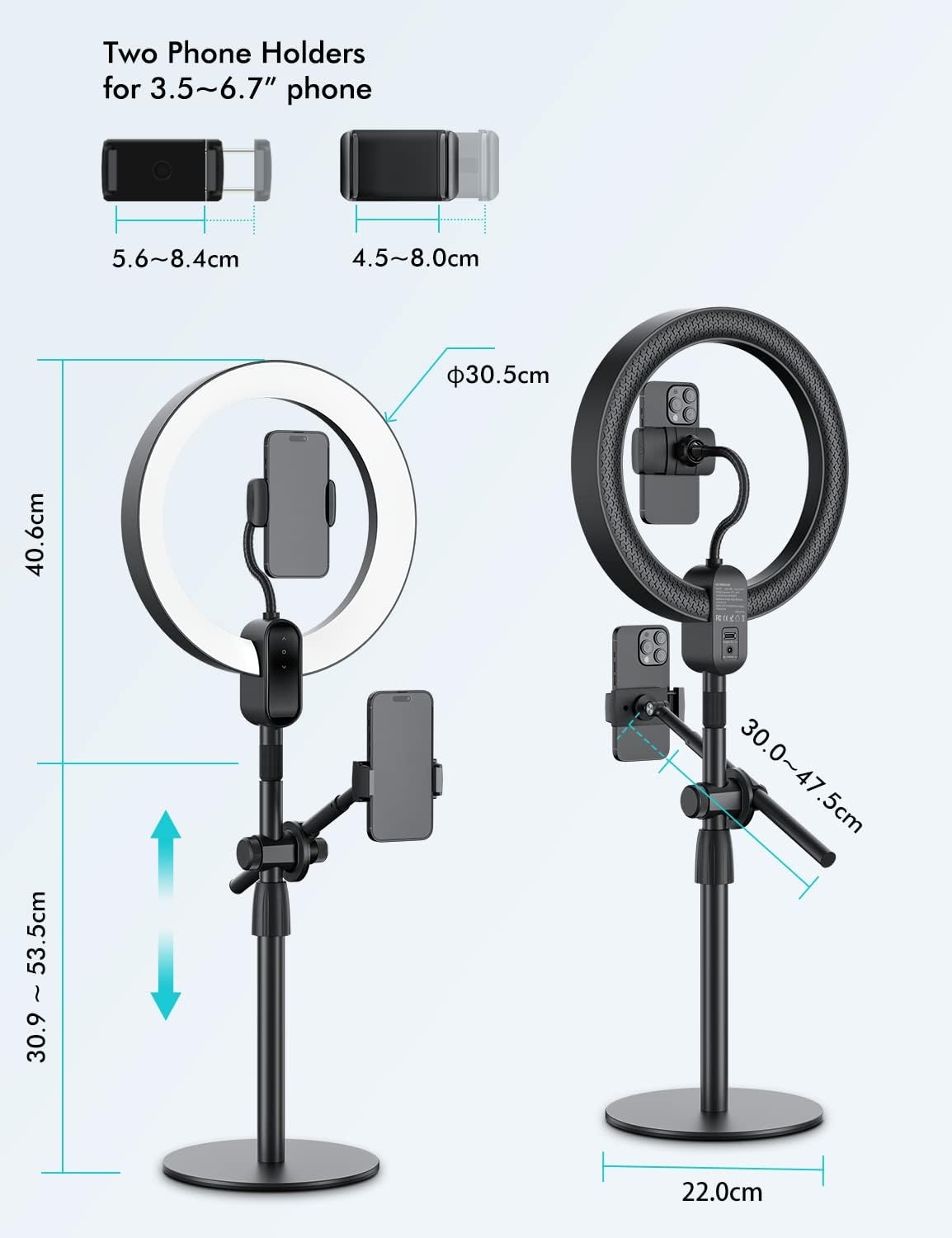 Ringlamp Standaard 54% Korting | Live Streaming & Selfies
