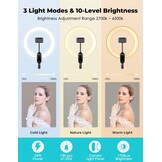 Ringlamp Standaard 54% Korting | Live Streaming & Selfies
