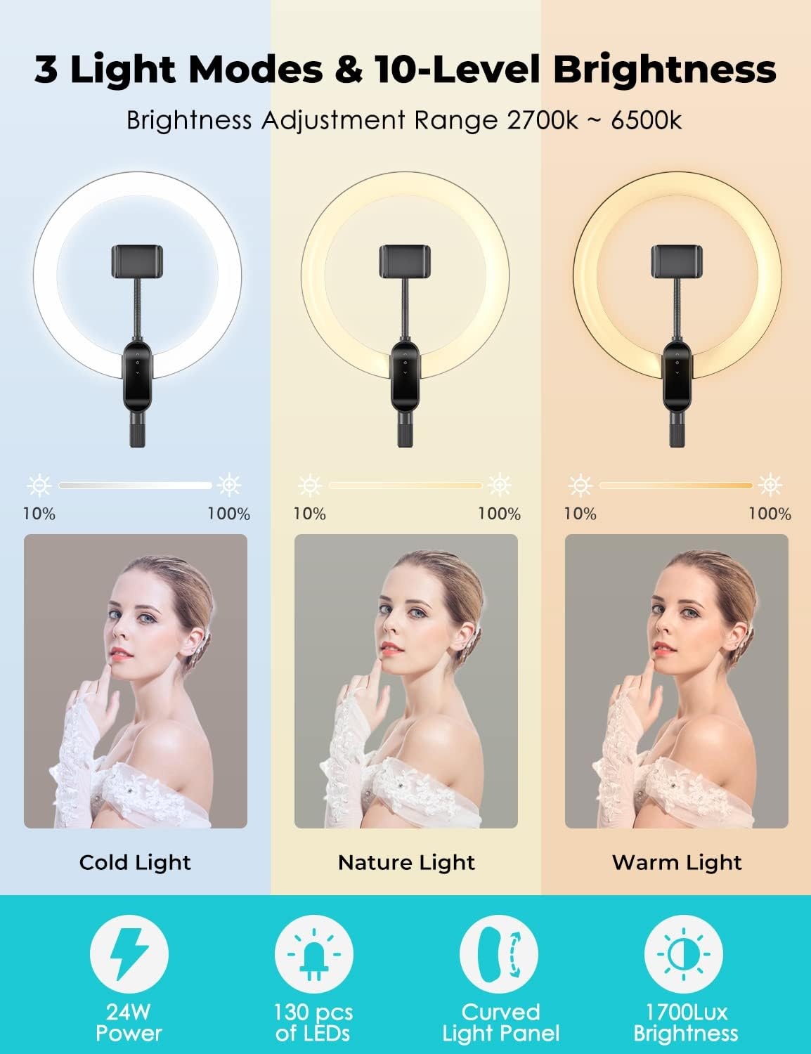 Ringlamp Standaard 54% Korting | Live Streaming & Selfies