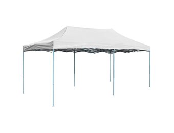 Inklapbare Partytent 3x6m Staal Wit - 37% Korting!