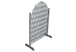 Uittrekbaar Vurenhouten Tuinlatwerk 1.8x1m Grijs - 59% Korting!