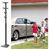 Universele Laadpaal Elektrische Auto (145cm) - Zilver Grijs - 29% Korting!