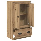 VidaXL Highboard Artisan Eiken (34% Korting!) - Compact Opbergmeubel