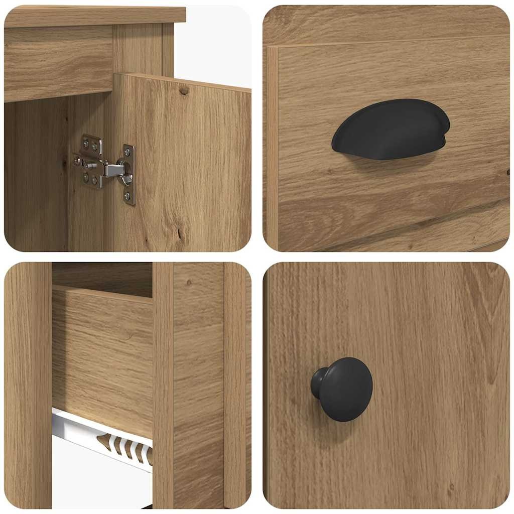 VidaXL Highboard Artisan Eiken (34% Korting!) - Compact Opbergmeubel