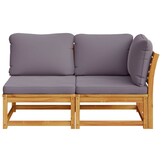 vidaXL 2-delige Loungeset Acaciahout - 35% Korting!