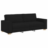 VidaXL 3-zitsbank Zwart - 35% Korting