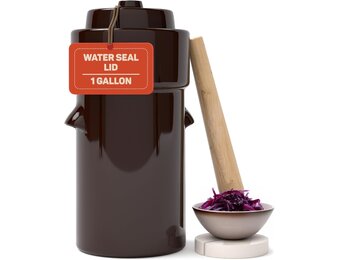 Keramische Fermentatiepot 4L met Gewichten & Deksel | 34% Korting!