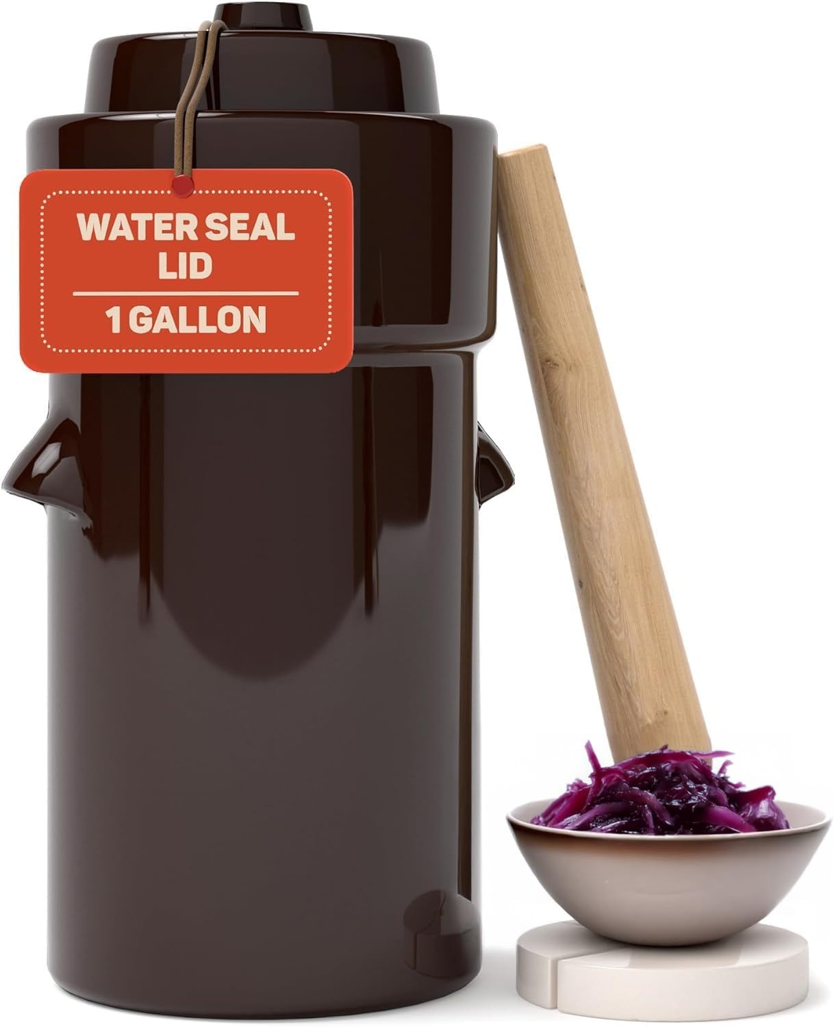 Keramische Fermentatiepot 4L met Gewichten & Deksel | 34% Korting!