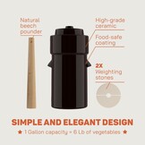 Keramische Fermentatiepot 4L met Gewichten & Deksel | 34% Korting!