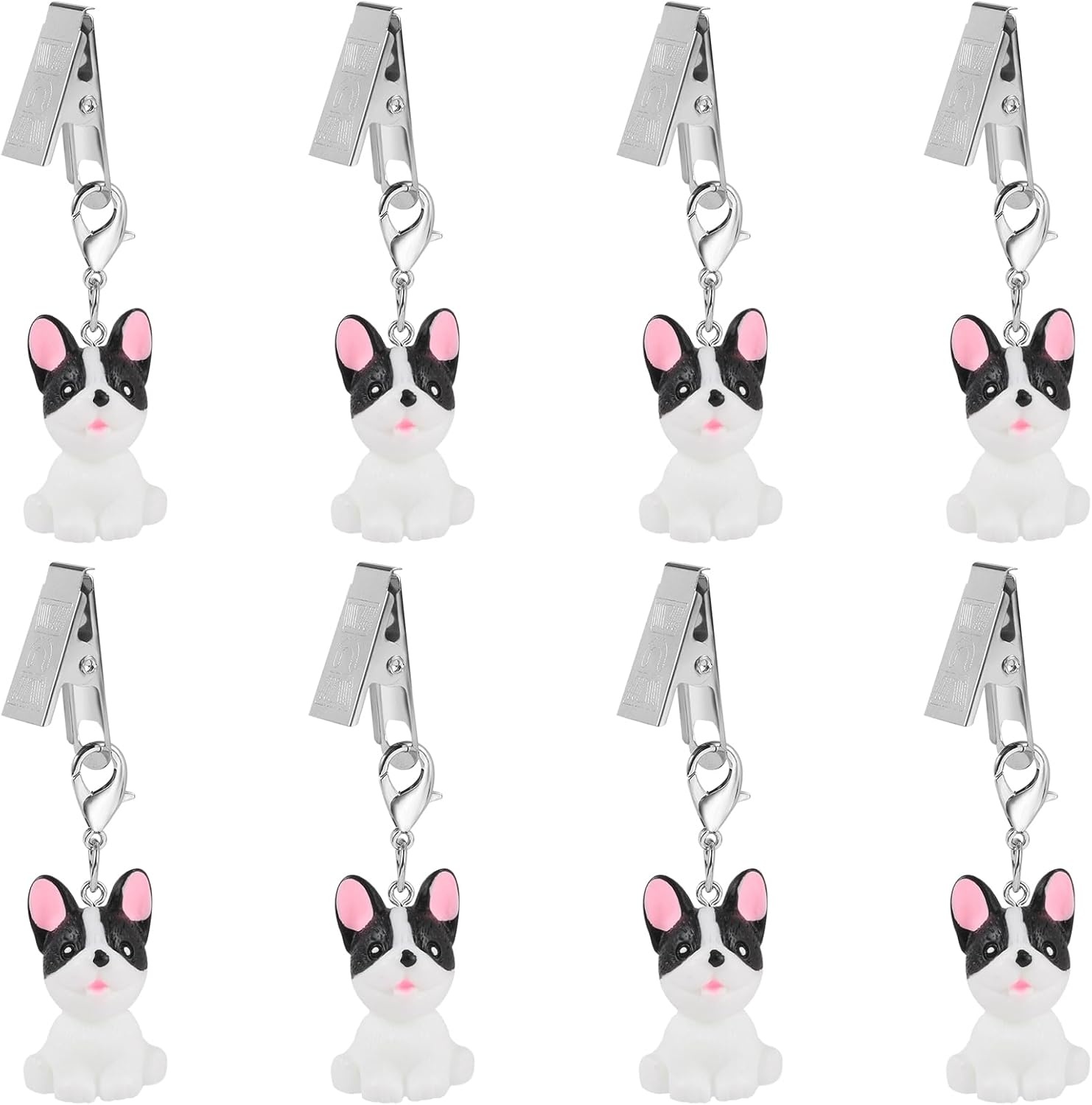 Set van 8 Tafelkleedgewichten Puppy Zwart - Windbestendig