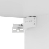 vidaXL TV-meubel 100cm Bewerkt Hout Wit - 34% Korting!