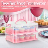 Roze Taartdoos met 29% Korting: 24 Cupcakes of 1 Taart (Ø 25 cm)