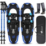 Sneeuwschoenenset 4-in-1 Dames/Heren L Blauw - 29% Korting!