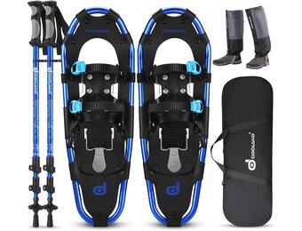 Sneeuwschoenenset 4-in-1 Dames/Heren L Blauw - 29% Korting!