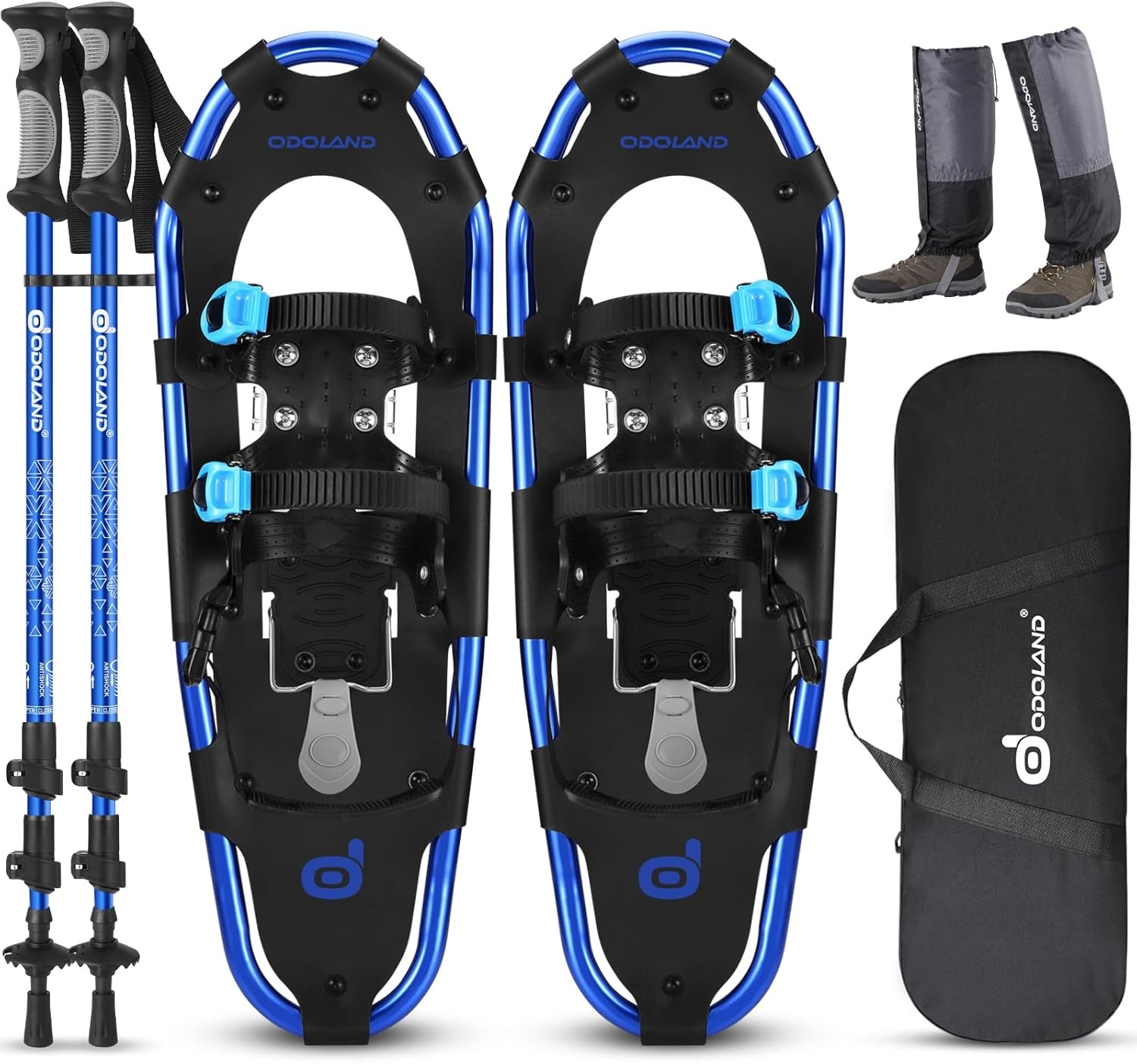 Sneeuwschoenenset 4-in-1 Dames/Heren L Blauw - 29% Korting!