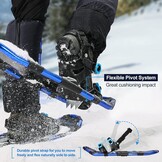 Sneeuwschoenenset 4-in-1 Dames/Heren L Blauw - 29% Korting!