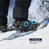 Sneeuwschoenenset 4-in-1 Dames/Heren L Blauw - 29% Korting!