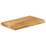 VidaXL Tafelblad Mangohout - Natuurlijke Rand - 60x40cm - 29% Korting