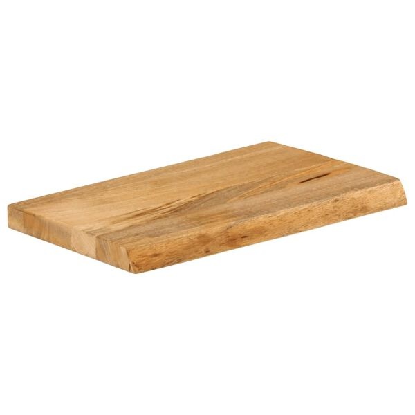VidaXL Tafelblad Mangohout - Natuurlijke Rand - 60x40cm - 29% Korting