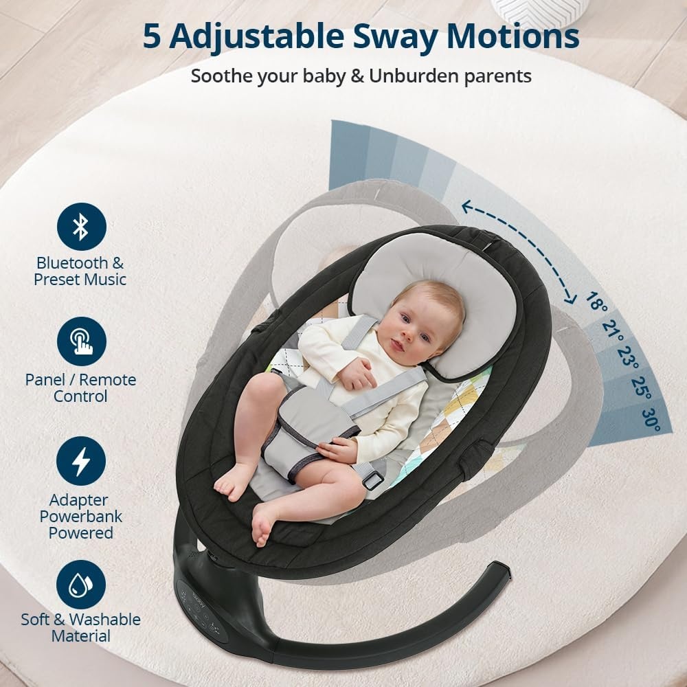 Elektrische Babyschommel Wipstoel - 2-9 kg - 29% Korting!
