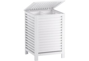 Dubbele Wasmand 120L Bamboe - 60% Korting
