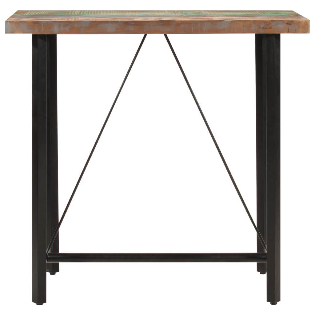 VidaXL Bartafel 110x55x107 cm - Gerecycled Hout & IJzer - 35% Korting!
