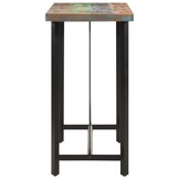VidaXL Bartafel 110x55x107 cm - Gerecycled Hout & IJzer - 35% Korting!