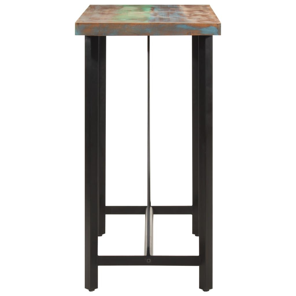 VidaXL Bartafel 110x55x107 cm - Gerecycled Hout & IJzer - 35% Korting!