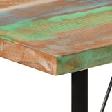 VidaXL Bartafel 110x55x107 cm - Gerecycled Hout & IJzer - 35% Korting!