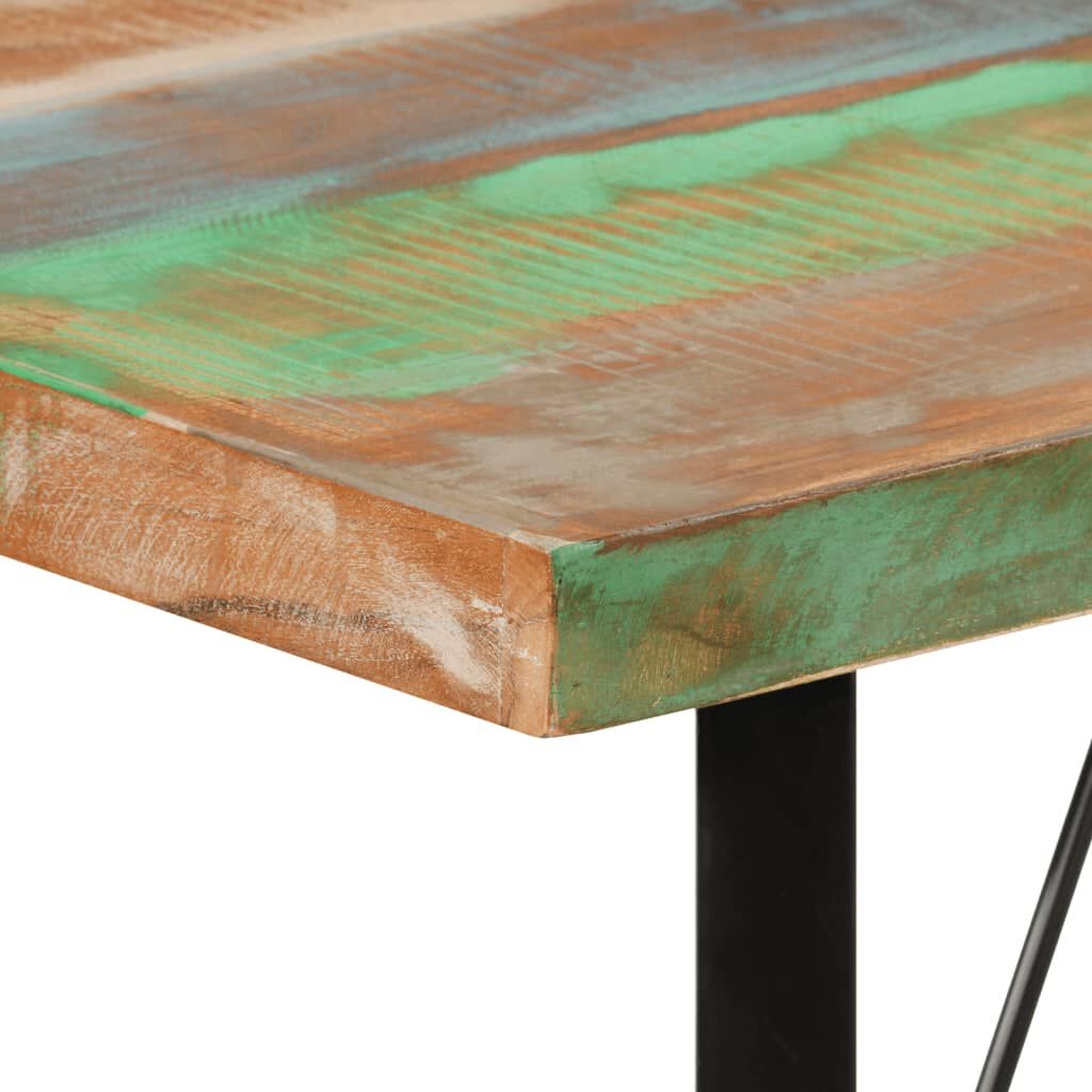 VidaXL Bartafel 110x55x107 cm - Gerecycled Hout & IJzer - 35% Korting!