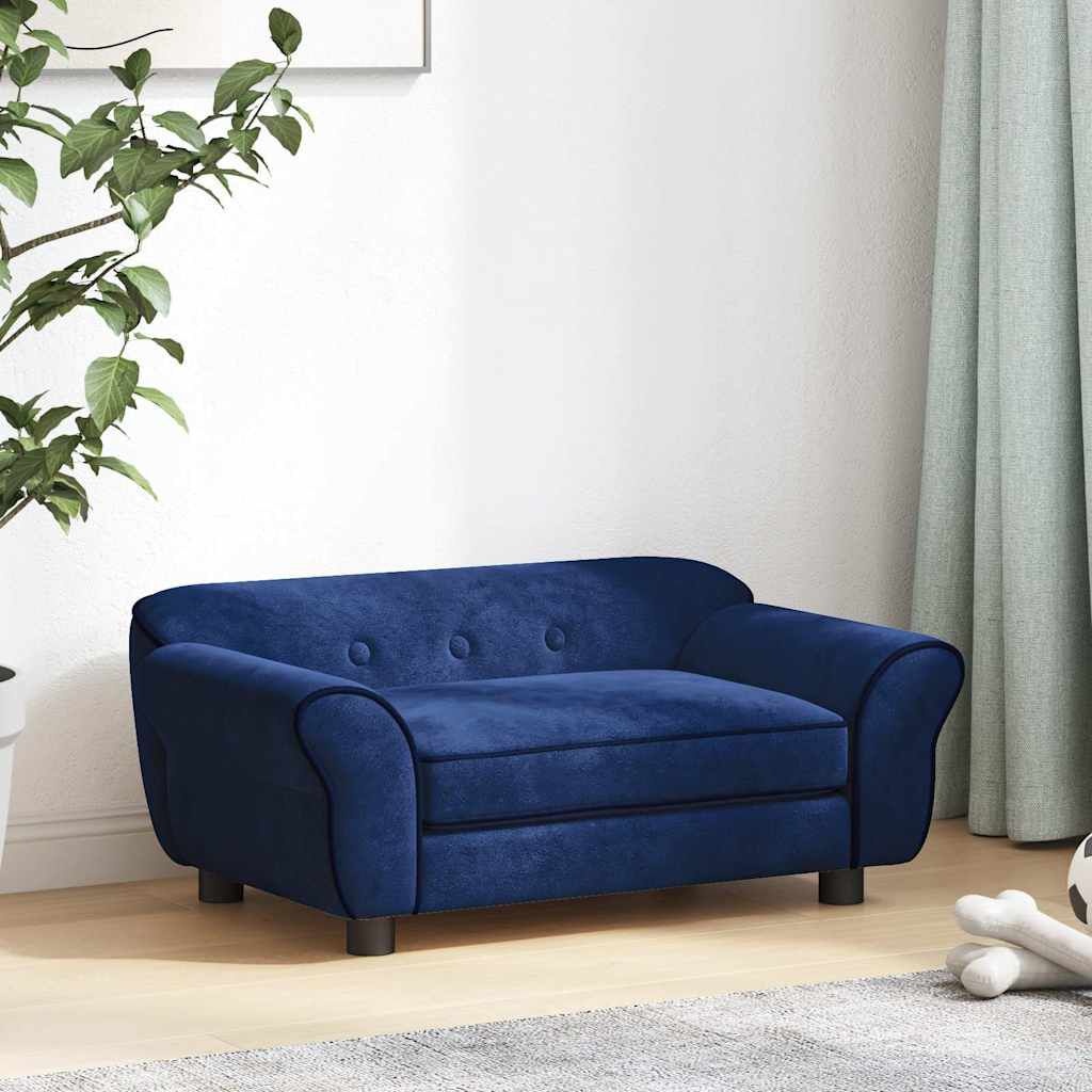 vidaXL Hondenbank Blauw - 34% Korting!