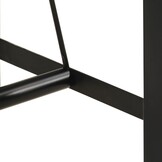 VidaXL Bartafel 110x55x107 cm - Gerecycled Hout & IJzer - 35% Korting!