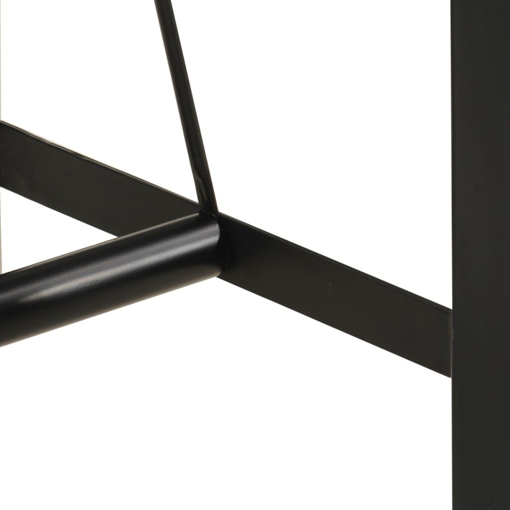 VidaXL Bartafel 110x55x107 cm - Gerecycled Hout & IJzer - 35% Korting!