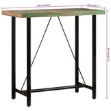 VidaXL Bartafel 110x55x107 cm - Gerecycled Hout & IJzer - 35% Korting!
