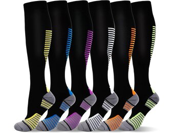 LEOSTEP Compressiekousen (6 paar) - 28% Korting